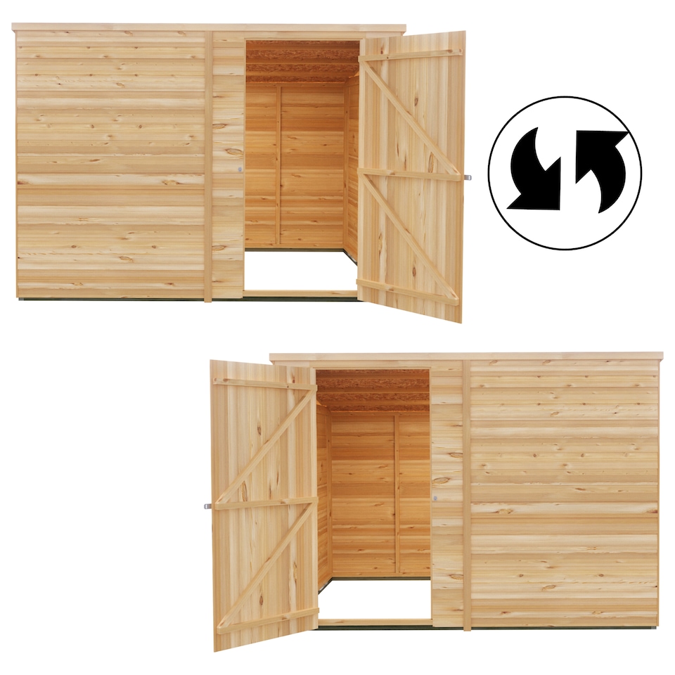 image 1 of Super Value Overlap Pent Shed 8x6 SD
