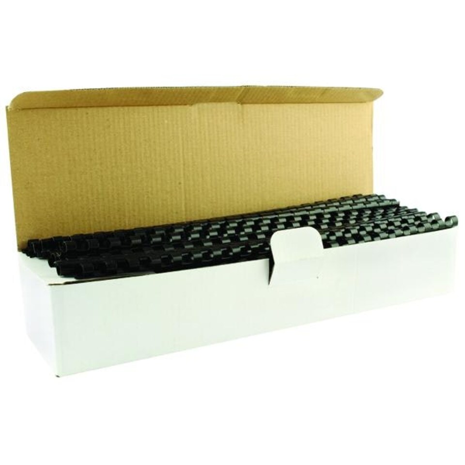 image 1 of Pack of 100 Black 8mm Binding Combs