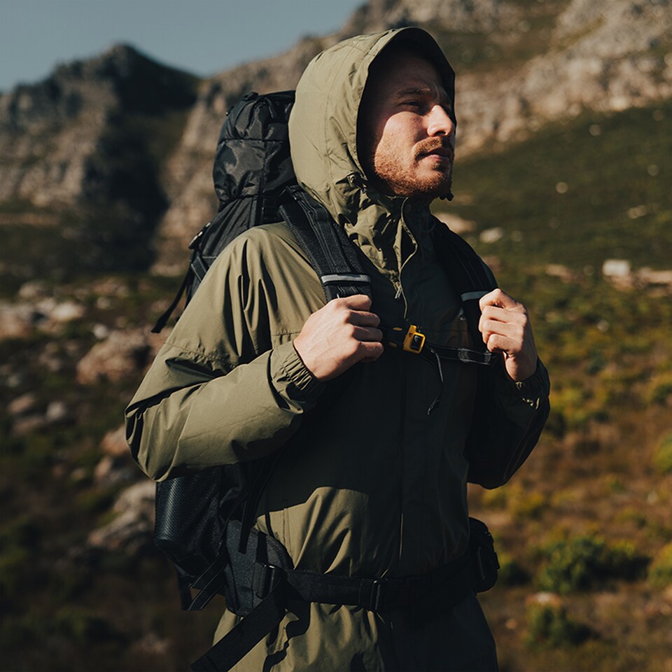 image 1 of 70L Professional Mountaineering Backpack | Blue | Mediterranean Blue