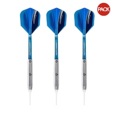 Harrows Genesis Tungsten Darts (Pack Of 3) - Silver/Blue - 22g