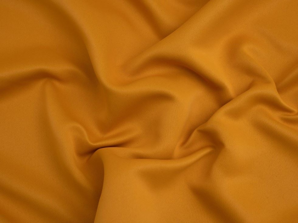 Minerva Core Range Yellow Polyester Blackout Lining Fabric for Upholstery, 150cm / 59" Wide - per metre
