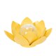 image 1 of ValueLights Yellow Solar Powered Outdoor Waterlily Lotus Flower Decoration Garden Light | Yellow