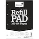 image 3 of 160 Plain White Pages A4 Refill Pad