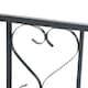 image 9 of Outsunny Metal Garden Arch with Double Gate, Garden Arbor Climbing Plants