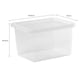 image 7 of Wham Crystal 5 x 25L Stackable Plastic Storage Boxes with Lids Clear Clear
