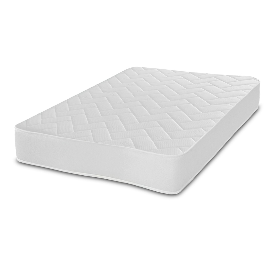 image 1 of Hybrid Spring and Memory Foam Mattress - Soft Firmness | White | Single