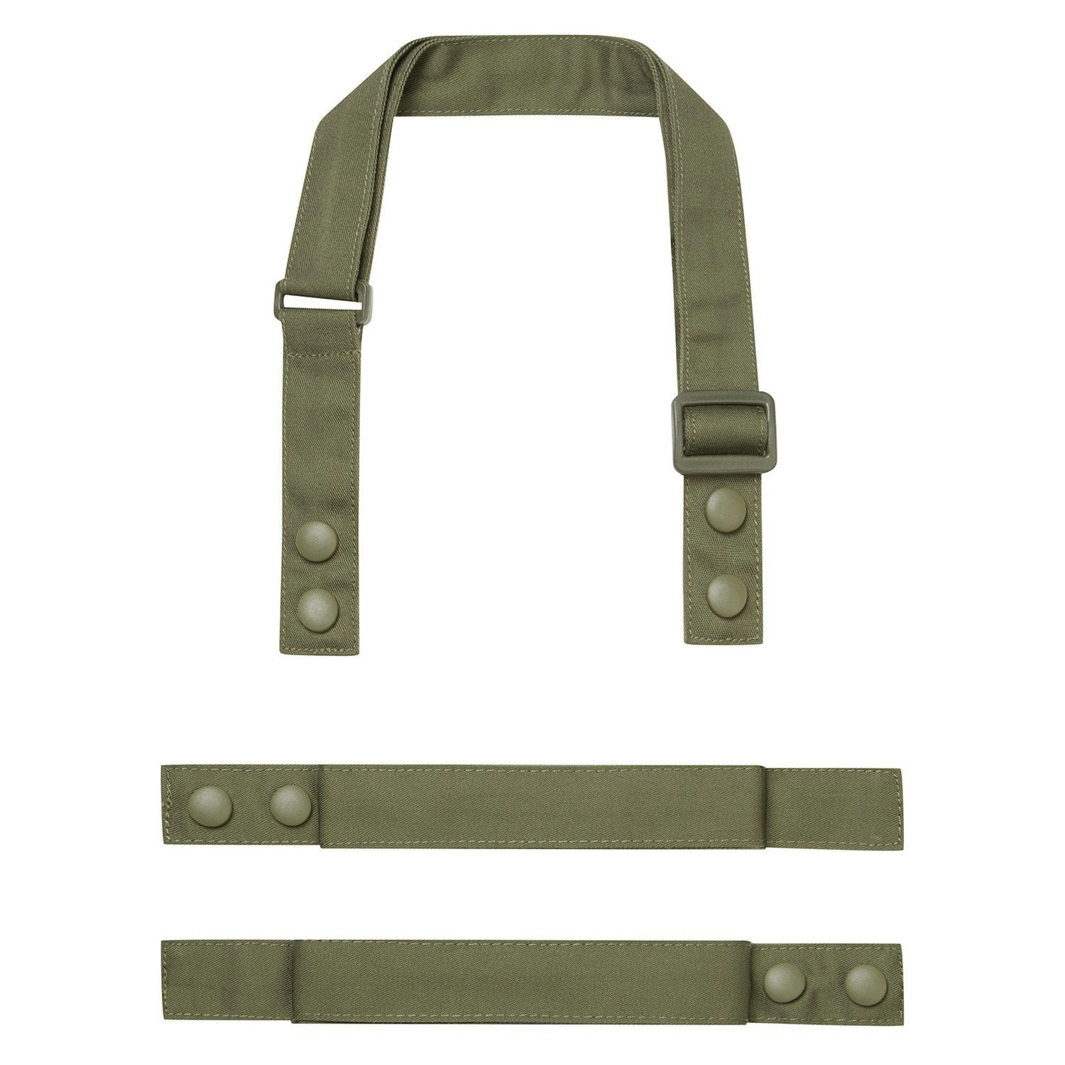 Premier Swap & Pop Customizable Apron Straps - Olive - One Size Green