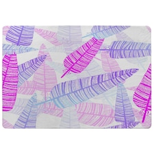 Purple Feathers (Rug) Purple | Small: 60x110cm