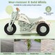 image 8 of COSTWAY 6V Kids Bubble Car Electric Motorcycle Beige