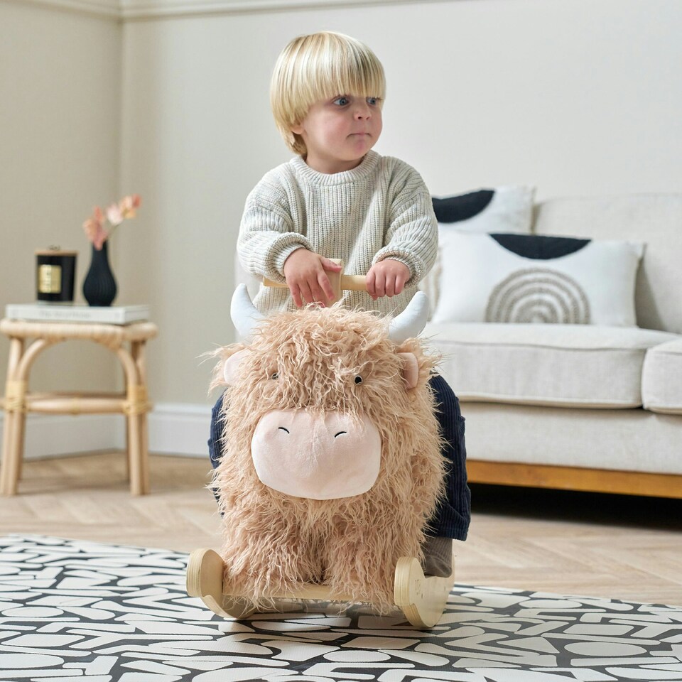 image 1 of Tutti Bambini Douglas the Highland Cow Rocking Toy