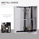 image 5 of HOMCOM Wall Mounted Bathroom Mirror Glass Storage Cabinet Stainless Steel