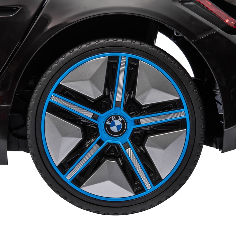 image 1 of HOMCOM BMW i4 Licensed 12V Kids Electric Ride-On Car w/ Remote Control - Black | Black | Black