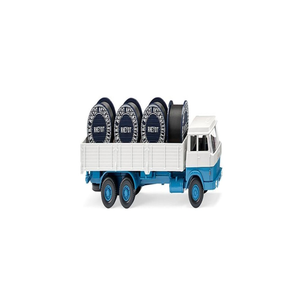 Wiking Hanomag Henschel Flatbed Truck Kabelwerke Rheydt 1969-71