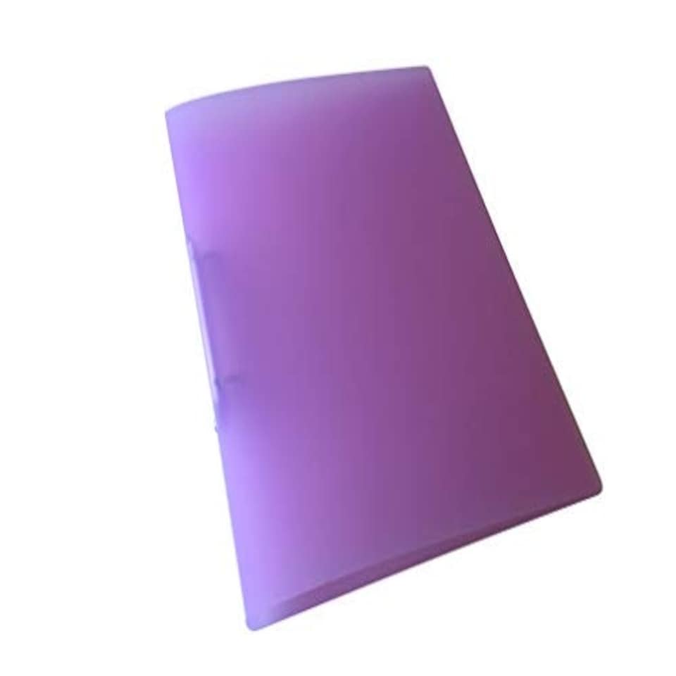 image 1 of A4 Slim Pink Translucent Ringbinder