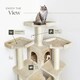 image 3 of Cat Tree Knuti - 186 cm, sisal cat scratching post - Beige