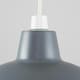 image 3 of ValueLights Civic Pair of Dark Grey Ceiling Pendant Shade