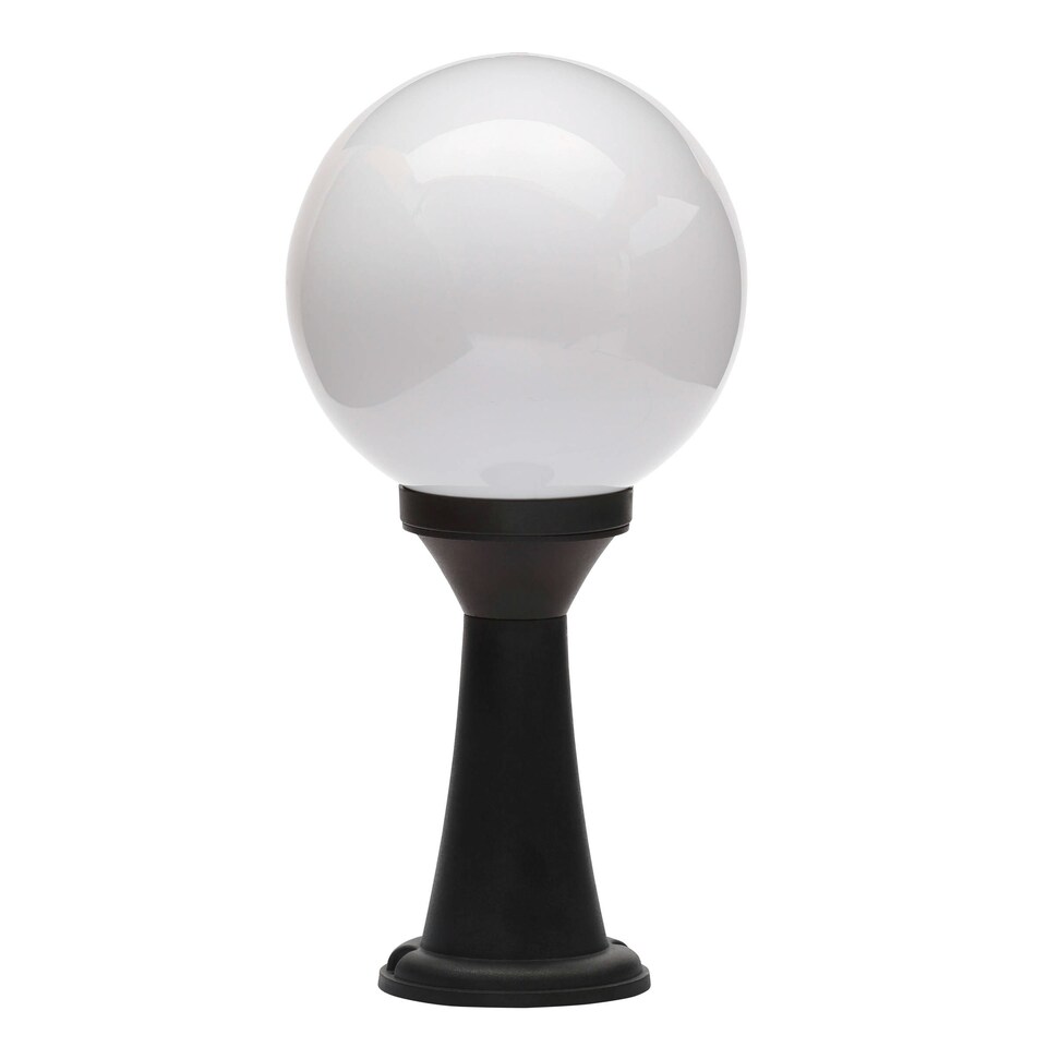 image 1 of BHS Westray Outdoor Pedestal Light, Black
