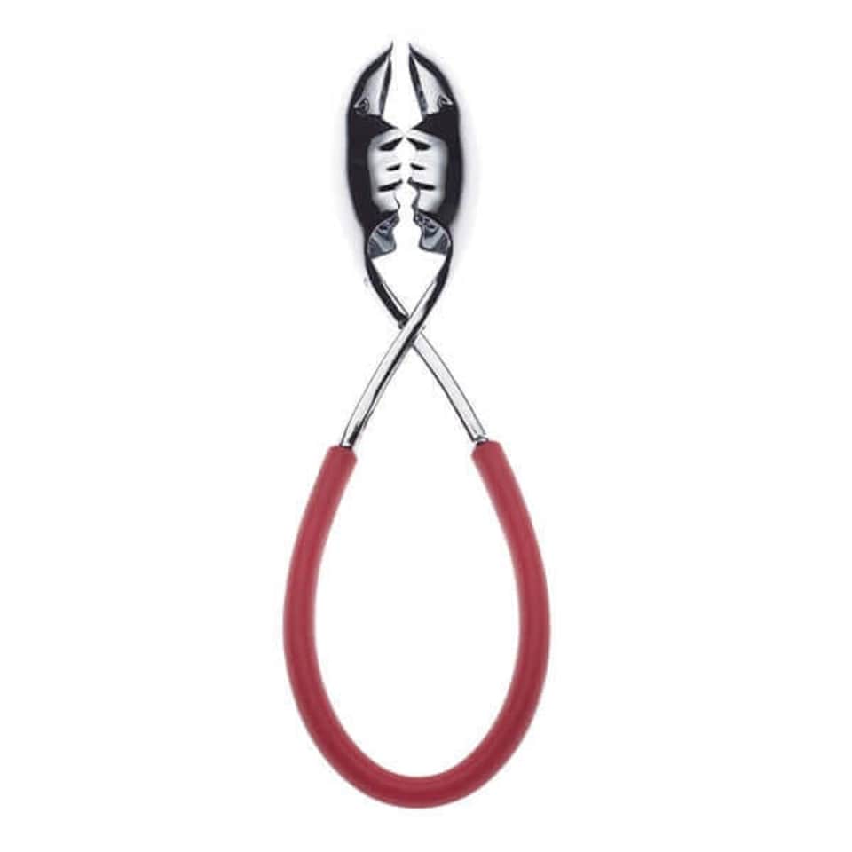 image 1 of Bugatti Kiss Salad Tongs Red