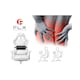 image 4 of F FLX Energising Excellence Lumbar Memory Foam Support Cushion Black Black | S