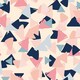 image 3 of Pastel geometric (Canvas print) 102cm x 102cm