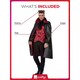 image 4 of Red & Black Devil Fancy Dress Costume Adult Mens Large