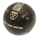 image 2 of West Ham United FC Signature Football - Matt Black/Gold - 1