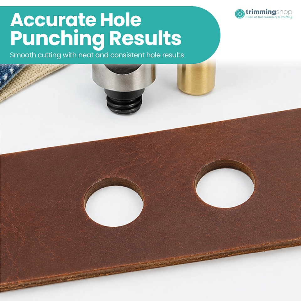 image 1 of 10mm Hole Cutting Die Gold Basefor Green Hand Press Machine for DIY Projects