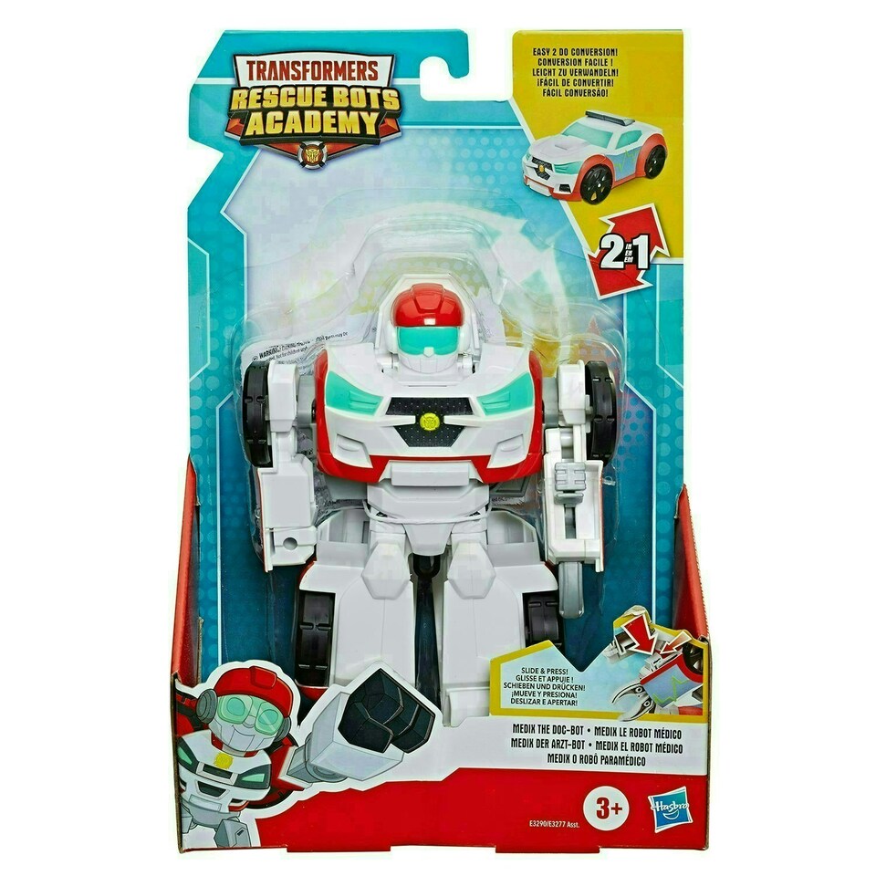 image 1 of Playskool Heroes Transformers Rescue Bots Academy 15 cm Medix The Doc-Bot Figure