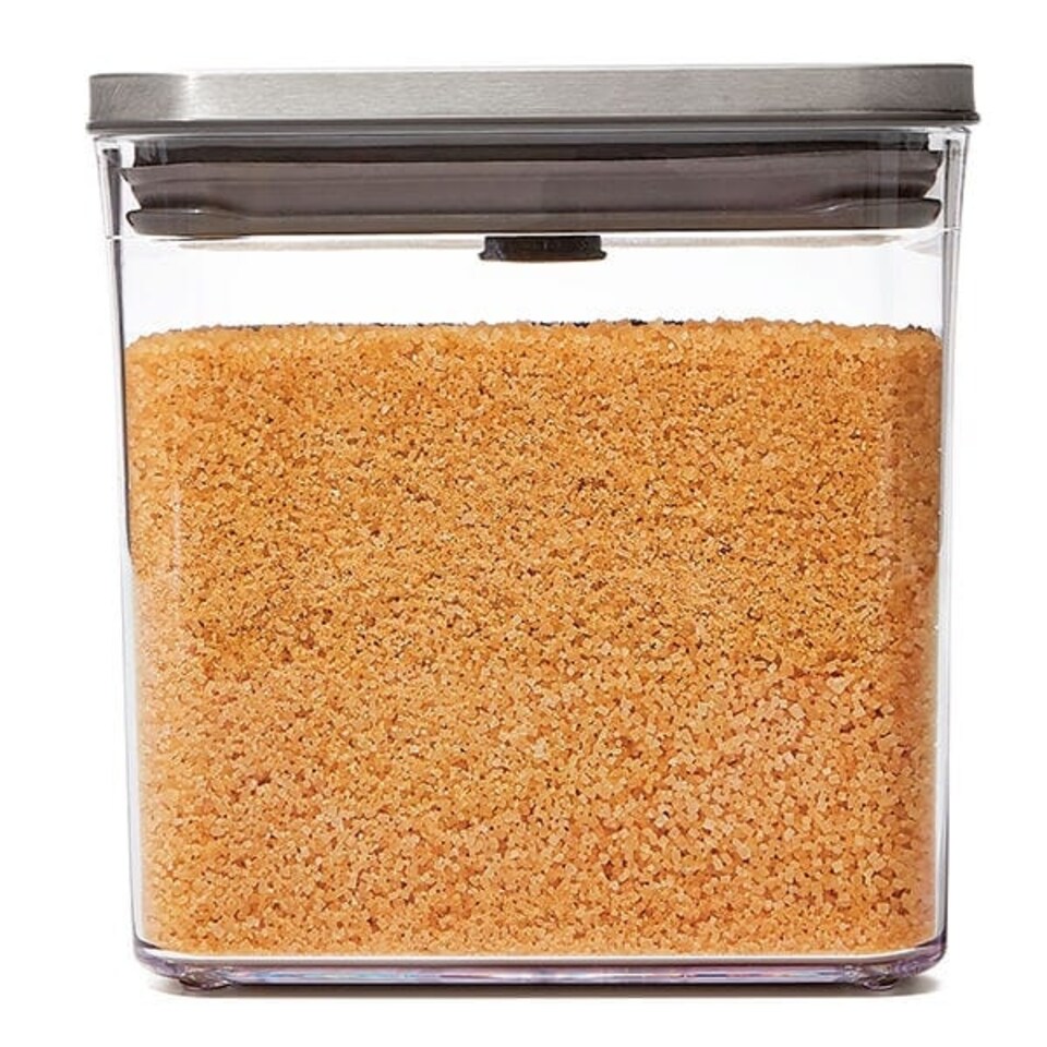 image 1 of OXO Good Grips Steel POP Big Square Short 2.6L Storage Container