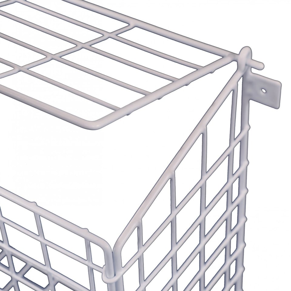 image 1 of Large Letterbox Door Post Mail Catcher Basket Cage Holder Guard