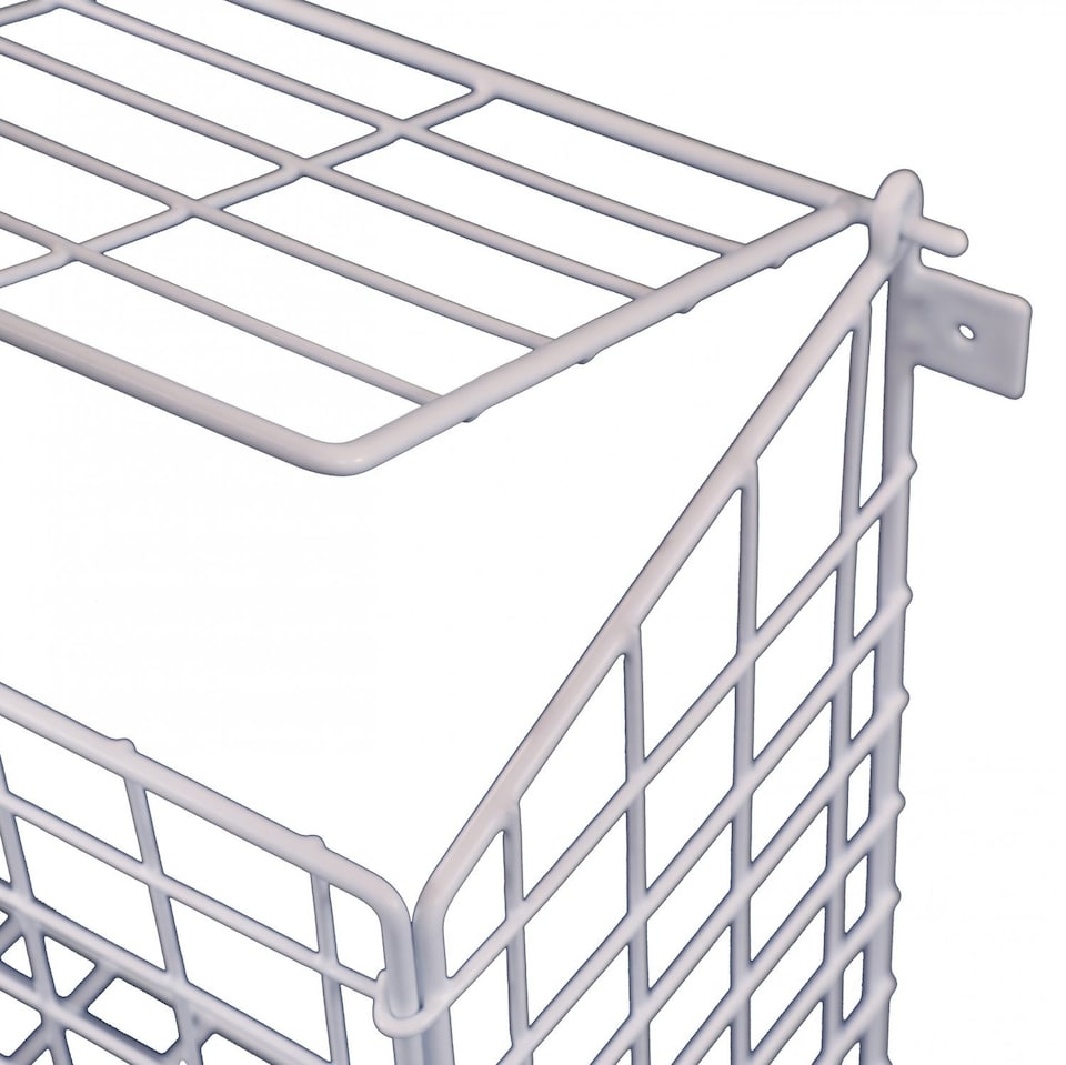 image 1 of Large Letterbox Door Post Mail Catcher Basket Cage Holder Guard