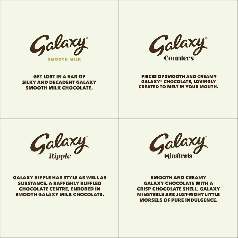 image 1 of Galaxy Variety Chocolate Hamper Gift Box