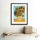 image 2 of Vincent Van Gogh Still Life Vase Twelve Sunflowers Old Framed Wall Art Print