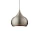 image 1 of Brosnan 1 Light Dome Ceiling Pendant Matt Nickel