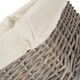 image 4 of Large Wicker Grey Wash Lined Storage Tray | Grey | Grey Wash