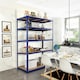 image 2 of Yaheetech 5 Tier Display Rack Steel Shelves, 120 x 60 x 180cm