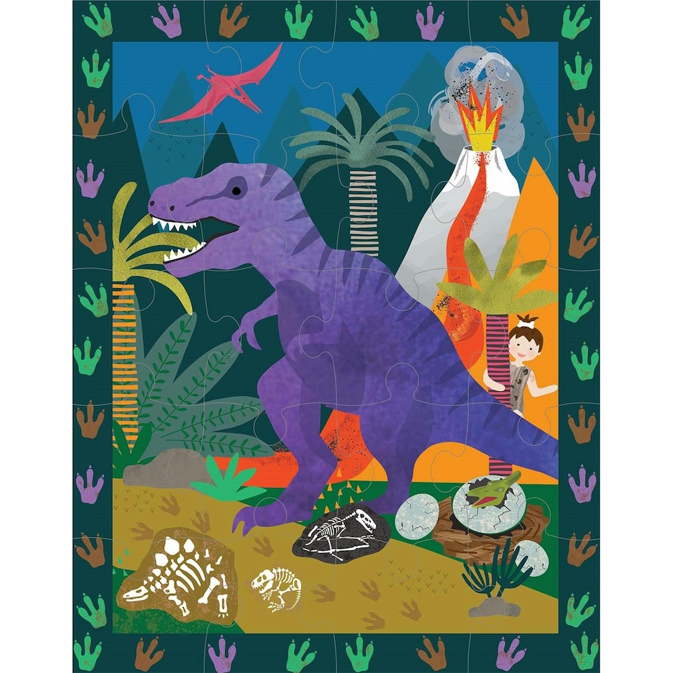 image 1 of Floss & Rock Magnetic 4 in 1 Activity Book - Dinosaur Multi | One Size