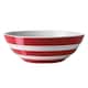 image 1 of Breakfast Bowl: 1 x 17cm Cereal Bowl Cornishware Red, Ceramic