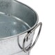 image 4 of Harbour Housewares Vintage Metal Large Drinks Bucket - Silver