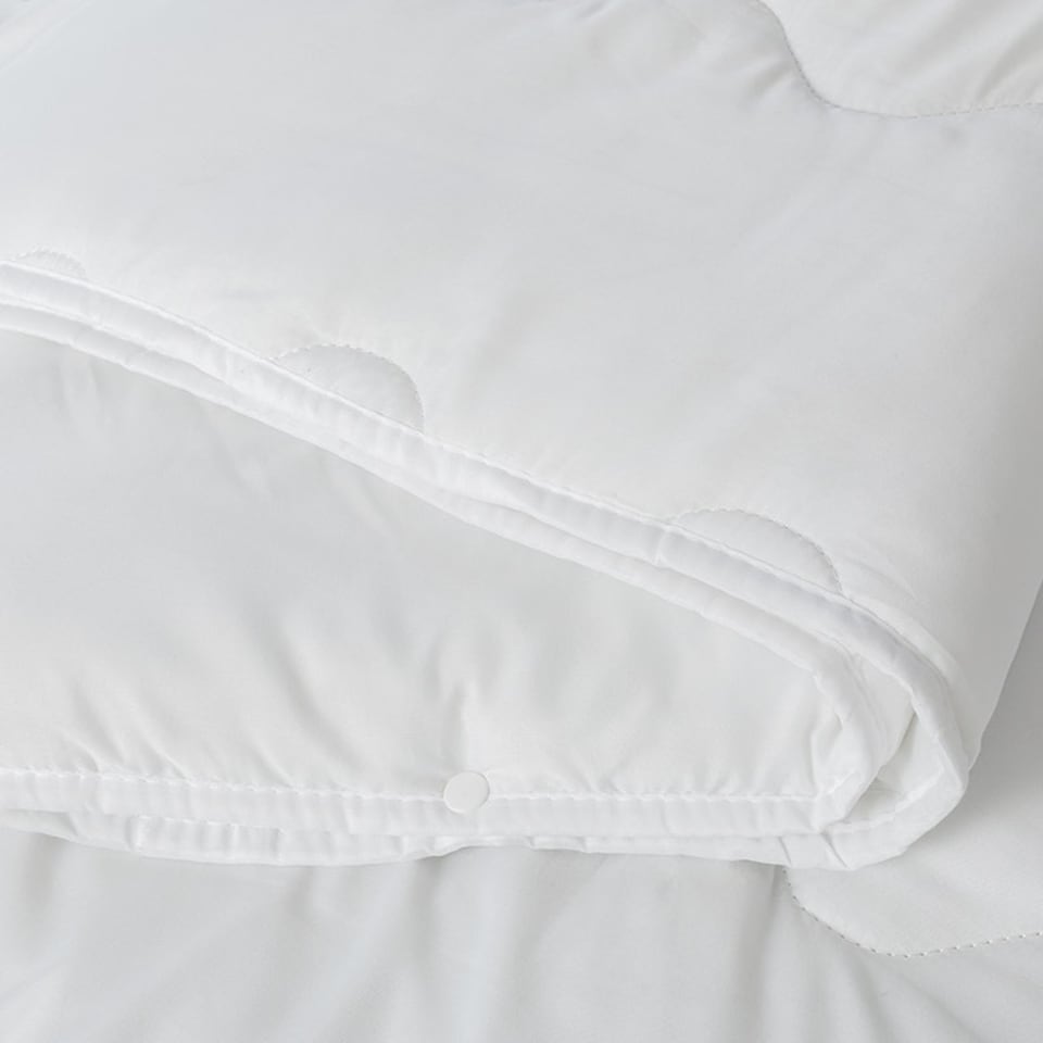 image 1 of 4 Season 3 in 1 All Season Duvet (9.0 + 4.5 Tog ) Detachable Soft Touch Microfibre Duvet Single | White
