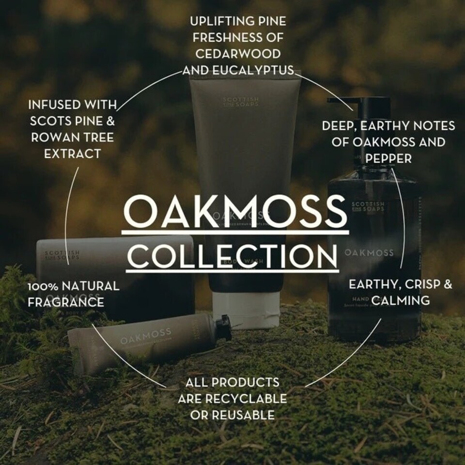 image 1 of Scottish Fine Soaps Company Oakmoss Body Cream 200ml