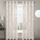 image 1 of Velosso Swirls Eyelet Voile Panel - 150cm x 122cm Gold | Gold