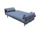 image 7 of Bello 2 Seater Sofa Bed in Grey or Silver | Grey | One Size