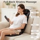 image 3 of HOMCOM Back Massager with Heat, Deep Tissue Massage Chair for Home Office