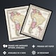 image 2 of South America Political Divisions Map Mitchell Huge Wall Art Poster Print 24X32"