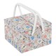 image 1 of Hobby Gift Large Twin Lid Sewing Storage Box, Sewing Notions