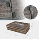 image 6 of 31.5inch Christmas Tree Skirt Foldable Wooden Box Tree Stand Base Cover Tree for Tree Decorations
