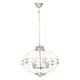image 4 of Interiors by Premier Pendant Light In Clear Acrylic And Chrome Finish
