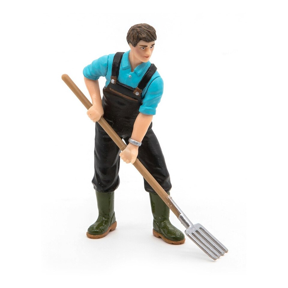 image 1 of PAPO Farmyard Friends Gardener Toy Figure