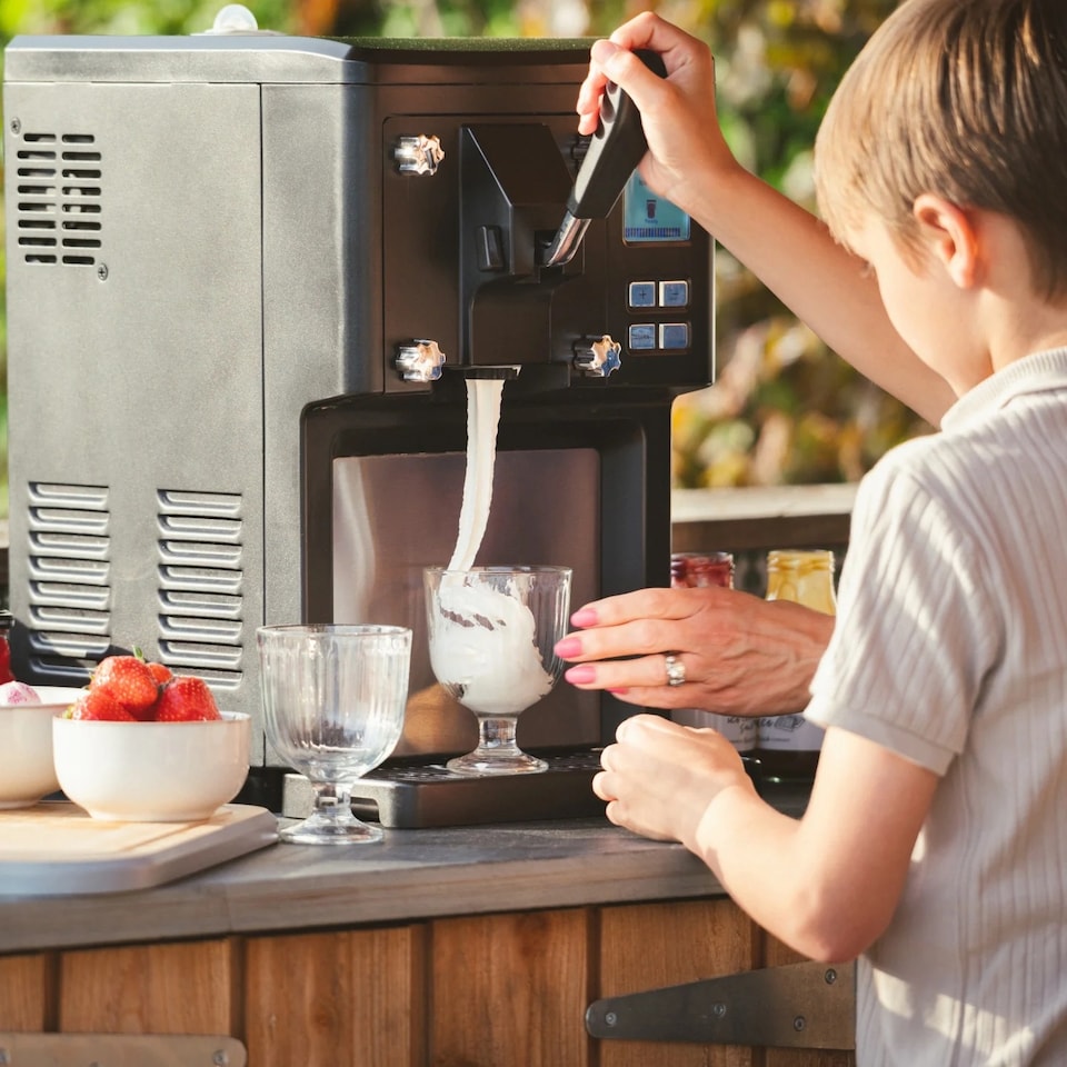 image 1 of Cooks Professional Luxury Soft Serve Ice Cream Maker 1.5L with Self-Cooling Compressor
